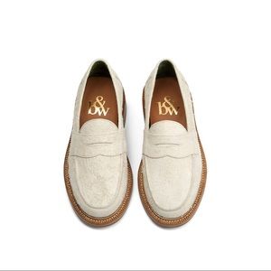 The Ellis Penny Loafer, Champagne Suede (Blackstock & Weber)